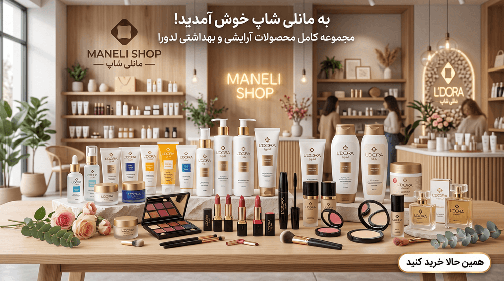 تصویر اصلی ویترین محصولات مانلی‌شاپ